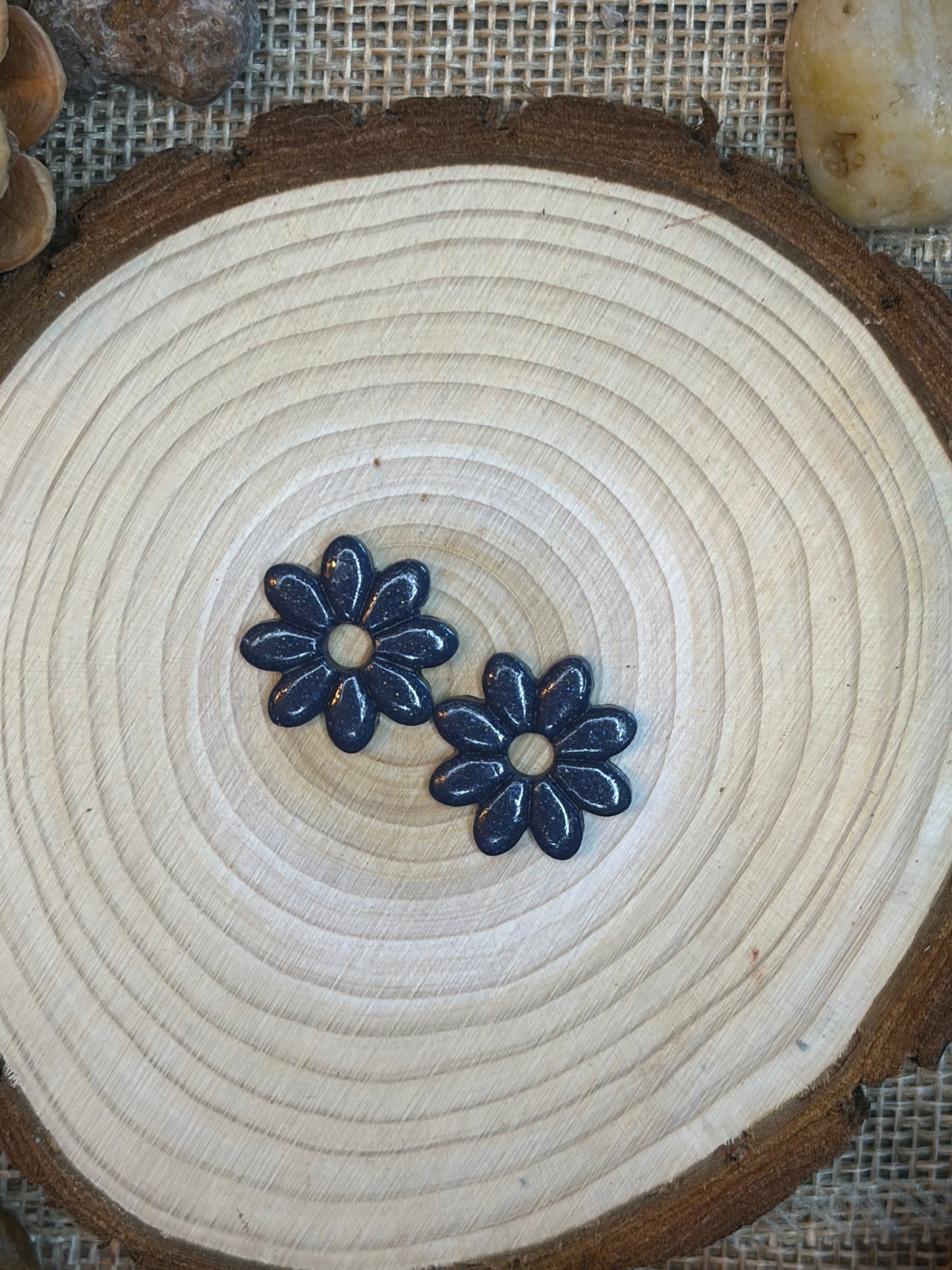 Pampille Dora bleu nuit pailleté